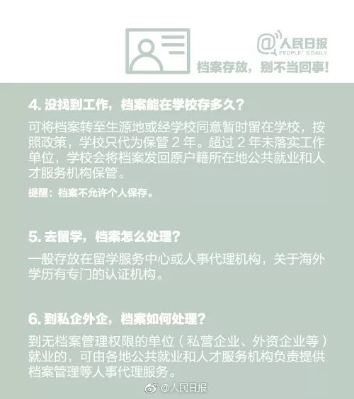 離校3大要緊事:檔案+戶口+租房!