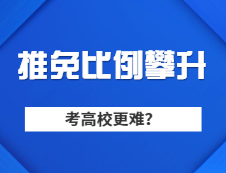 M校推免生比例連續走高，普通學生想考M校是不是越來越難？