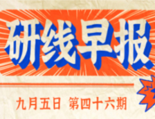 2020年9月5日【研線早報·第四十六期】