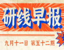 2020年9月11日【研線早報·第五十二期】