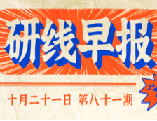 2020年10月21日【研線早報·第八十一期】