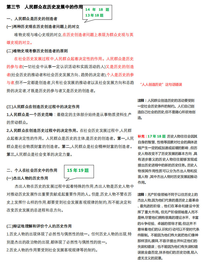 2021考研政治:馬克思主義基本原理概論必背考點(V)