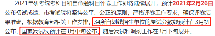 2021考研:A線、B線、自主劃線,過了哪條線你才能上岸?