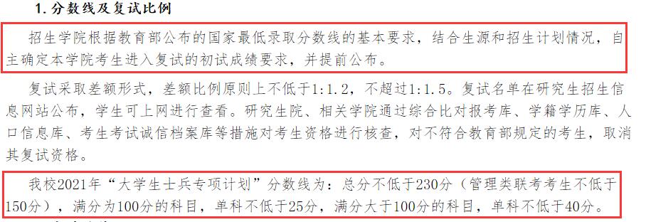 2021考研分數線：浙江農林大學復試分數線_復試時間_國家線公布！